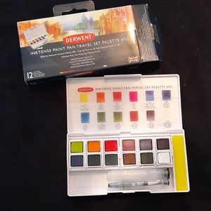 Derwent Inktense Paint Pan Travel Set